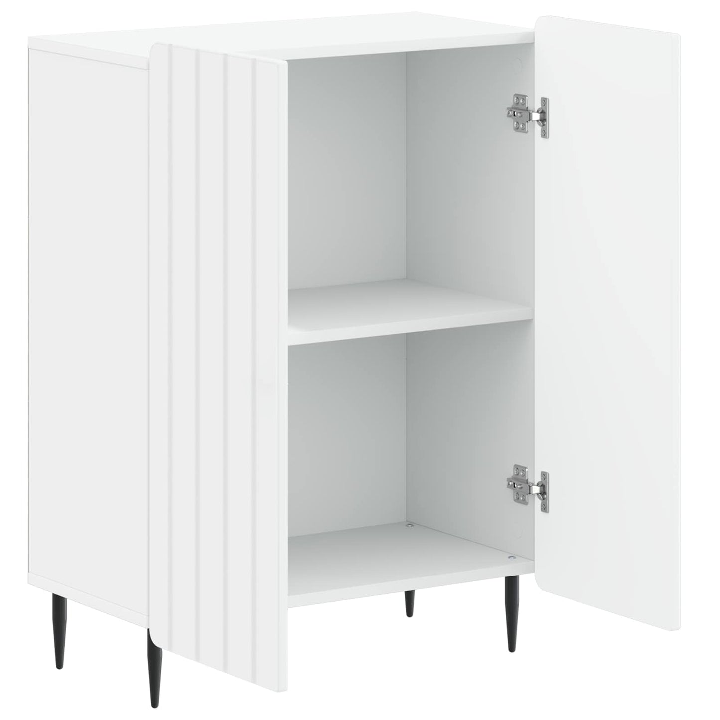 Badezimmer Aufbewahrungsschrank ZWOLLE Weiß 59,5 x 31 x 79,5 cm