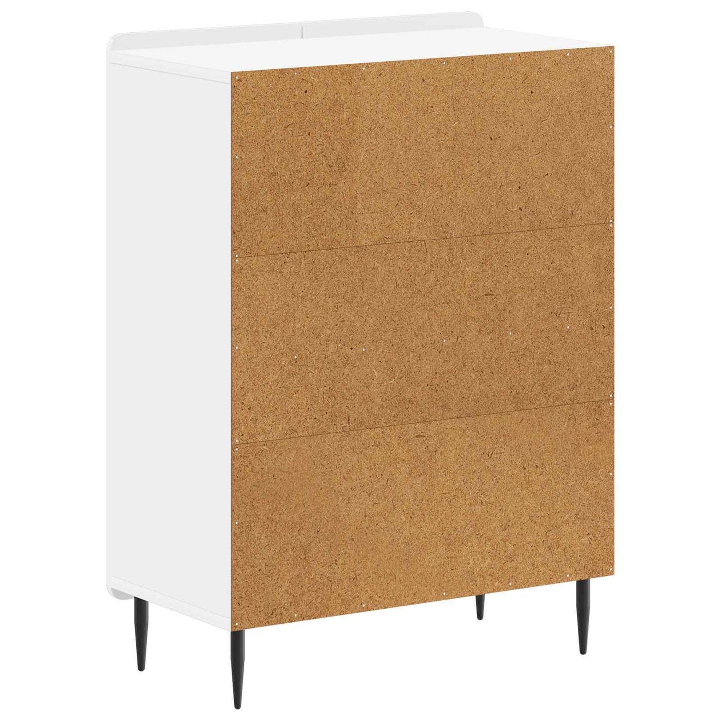Badezimmer Aufbewahrungsschrank ZWOLLE Weiß 59,5 x 31 x 79,5 cm