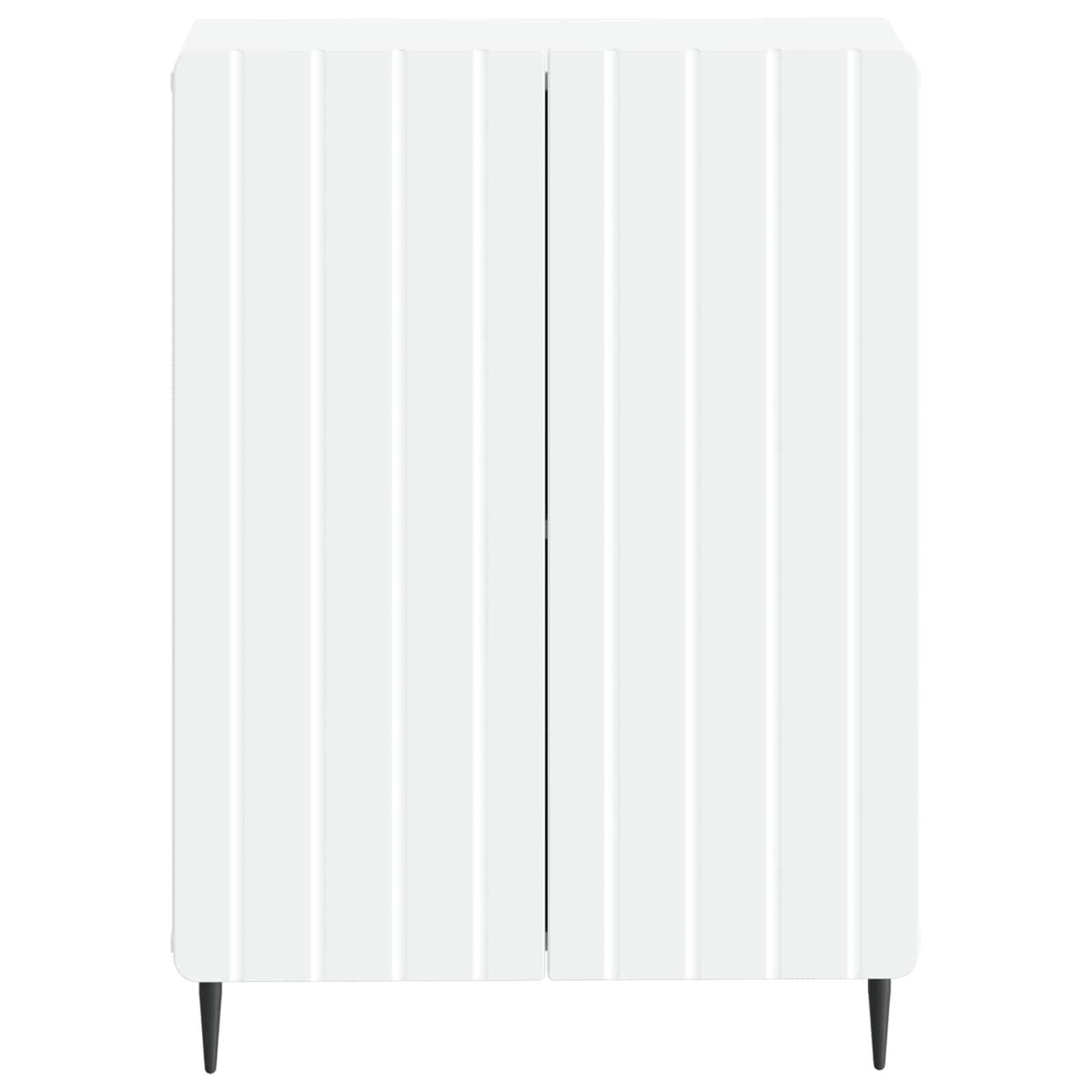 Badezimmer Aufbewahrungsschrank ZWOLLE Weiß 59,5 x 31 x 79,5 cm
