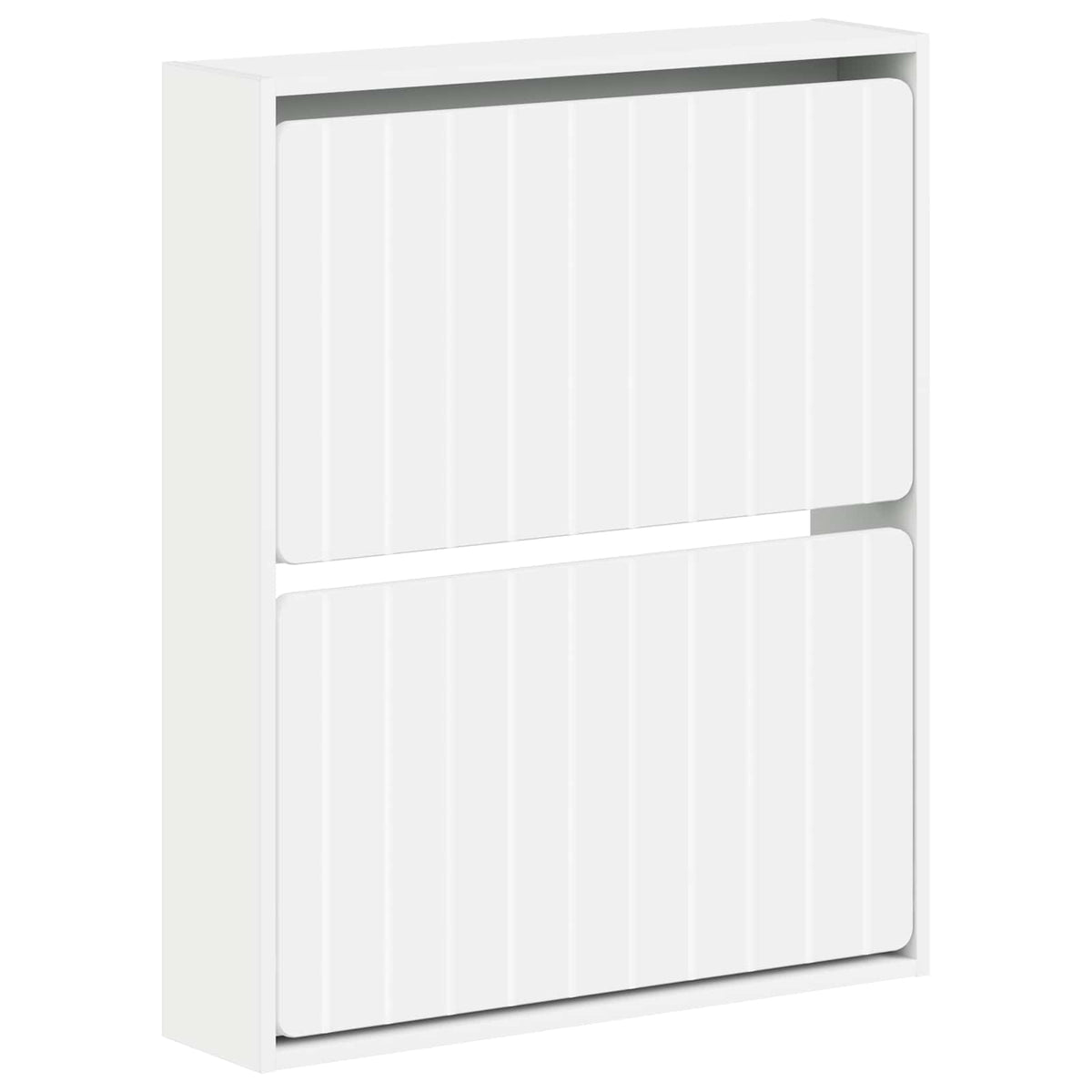 Wandmontierter Schuhschrank ZWOLLE 71 x 17 x 86 cm Weiß