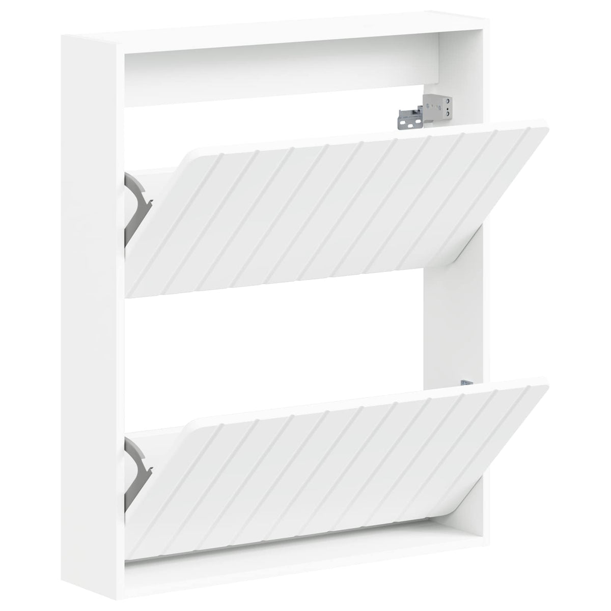 Wandmontierter Schuhschrank ZWOLLE 71 x 17 x 86 cm Weiß