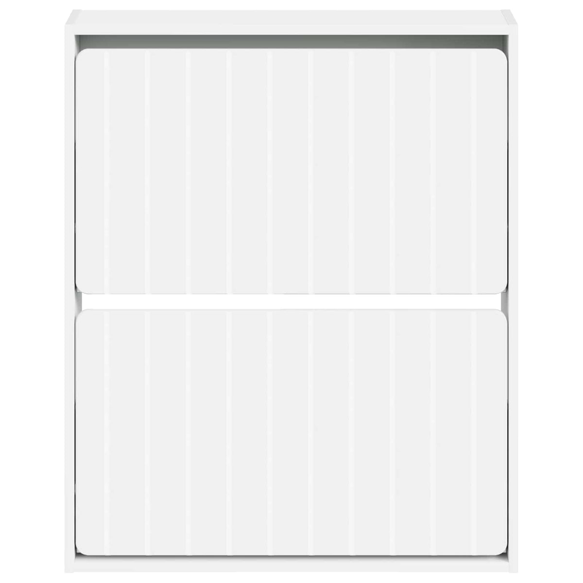 Wandmontierter Schuhschrank ZWOLLE 71 x 17 x 86 cm Weiß