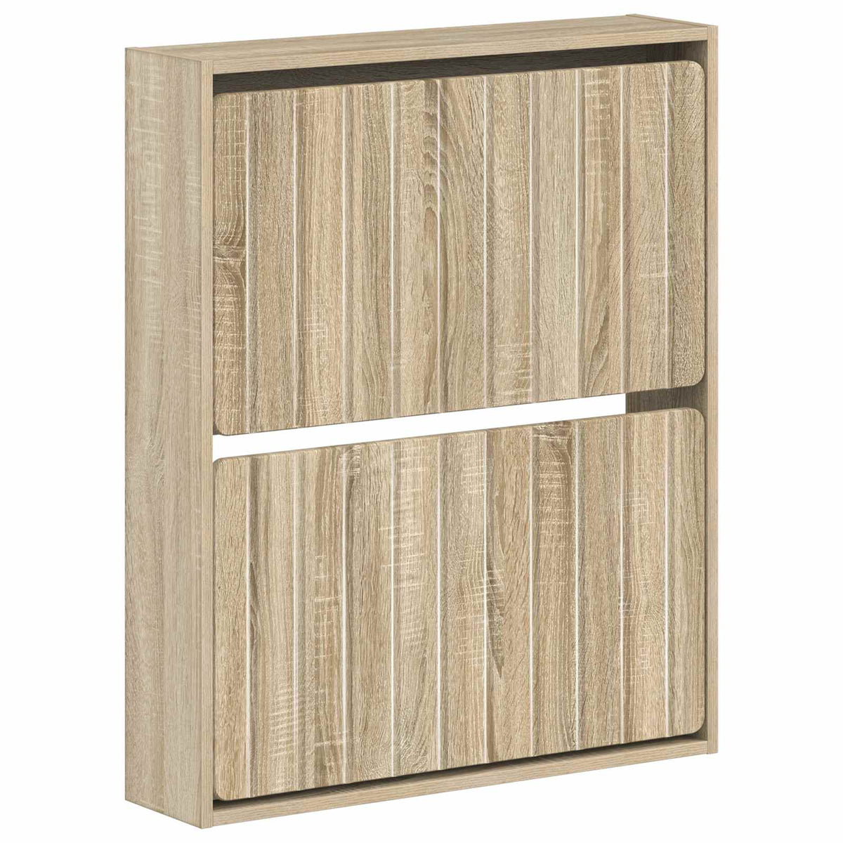Wandmontierter Schuhschrank ZWOLLE 71 x 17 x 86 cm Sonoma-Eiche