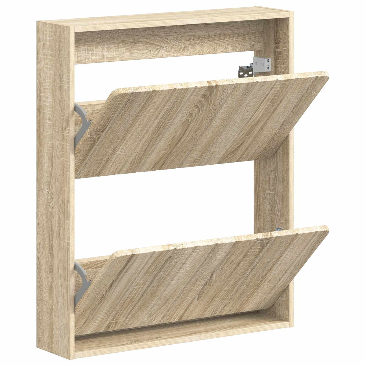 Wandmontierter Schuhschrank ZWOLLE 71 x 17 x 86 cm Sonoma-Eiche