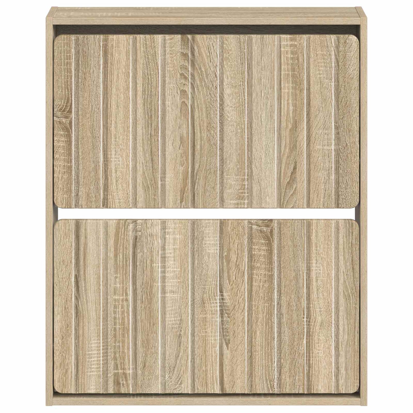 Wandmontierter Schuhschrank ZWOLLE 71 x 17 x 86 cm Sonoma-Eiche