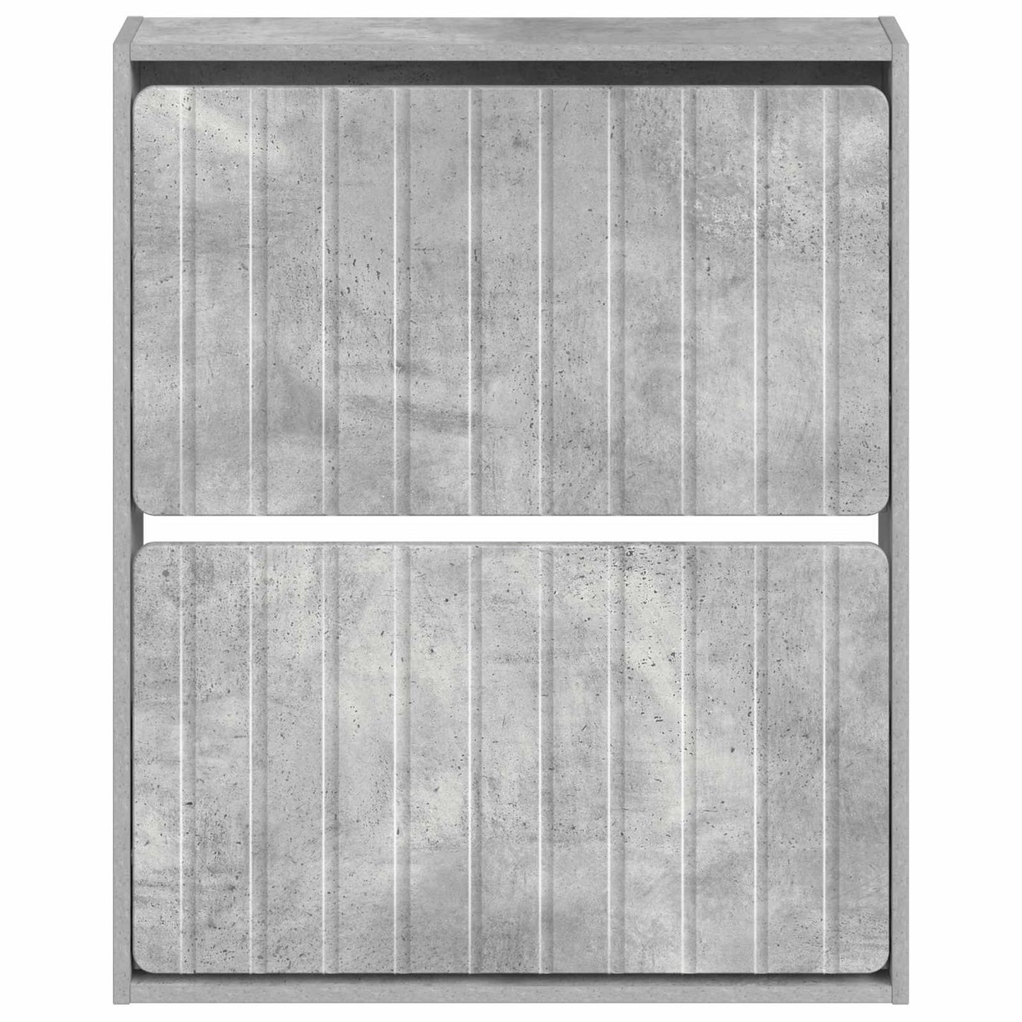 Wandmontierter Schuhschrank ZWOLLE 71 x 17 x 86 cm Betongrau
