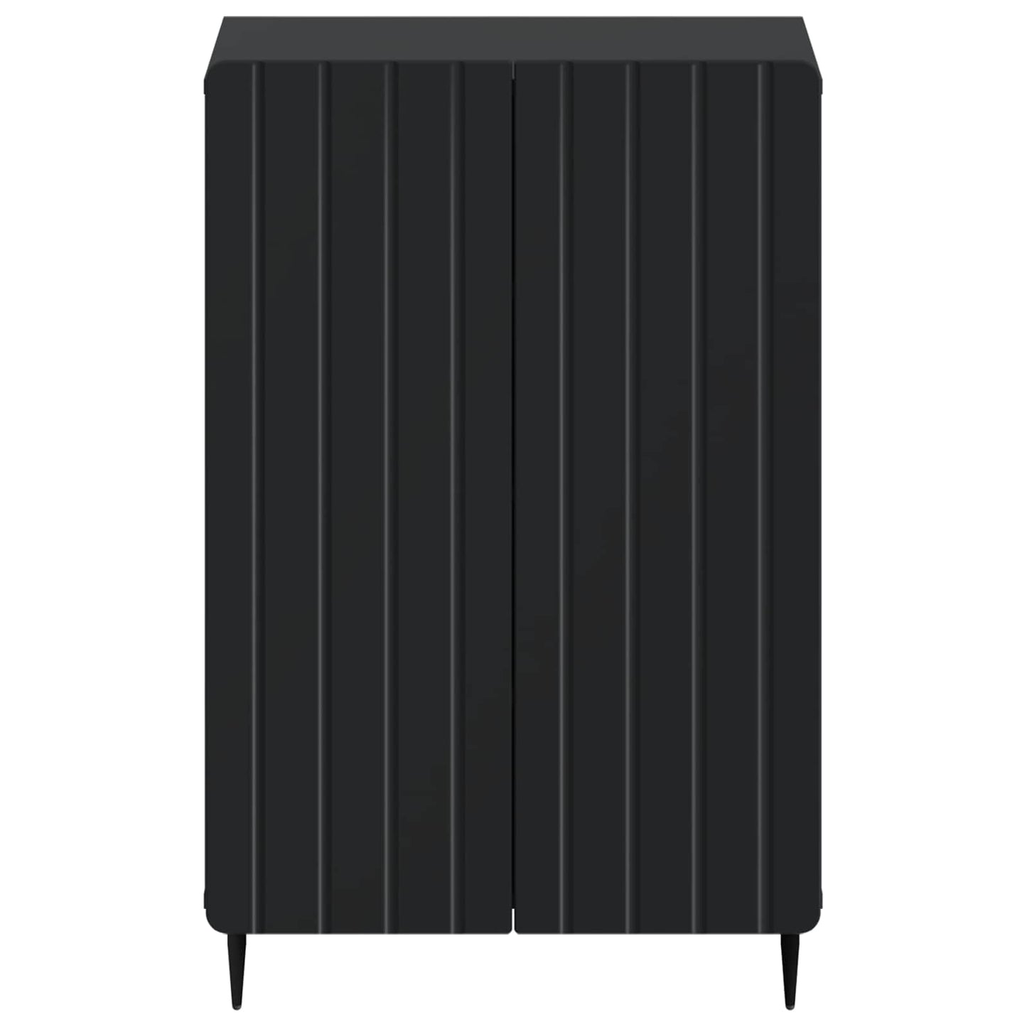 Schuhschrank ZWOLLE 59,5 x 39,5 x 91,5 cm Holzwerkstoff Schwarz