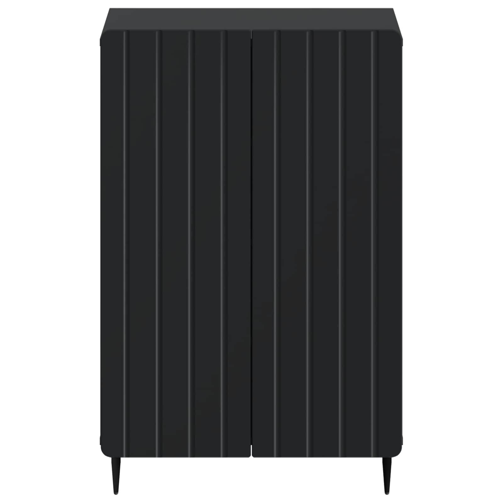 Schuhschrank ZWOLLE 59,5 x 39,5 x 91,5 cm Holzwerkstoff Schwarz