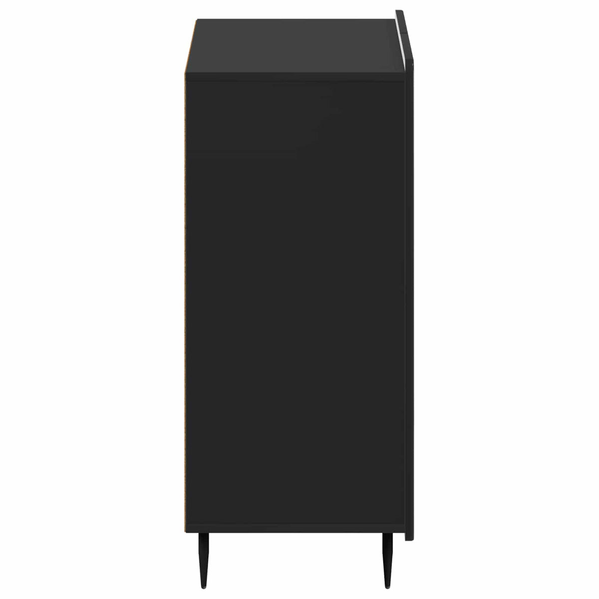Schuhschrank ZWOLLE 59,5 x 39,5 x 91,5 cm Holzwerkstoff Schwarz