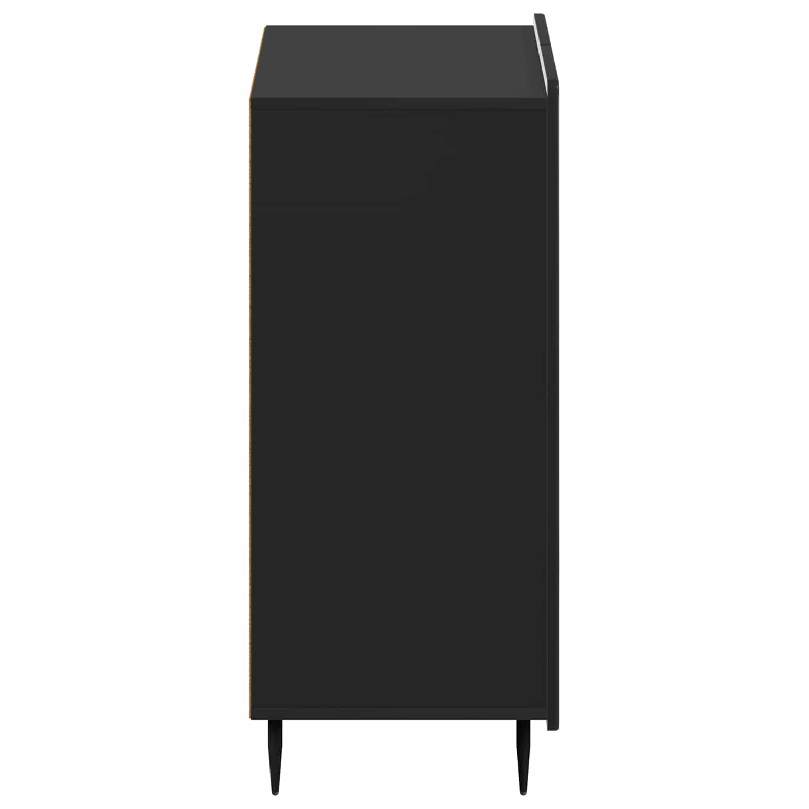 Schuhschrank ZWOLLE 59,5 x 39,5 x 91,5 cm Holzwerkstoff Schwarz