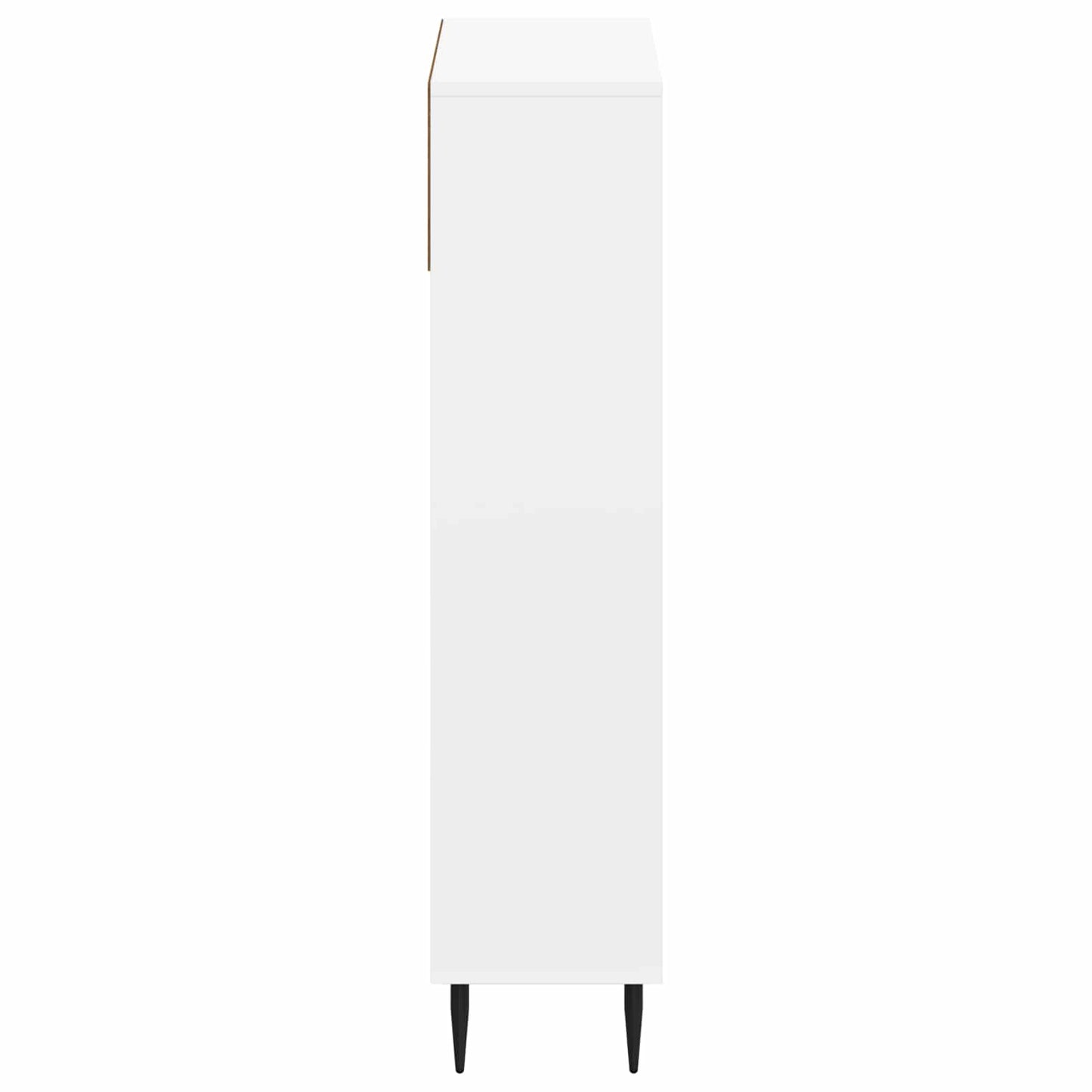 Schuhschrank ZWOLLE 78 x 24 x 103 cm Holzwerkstoff Weiß