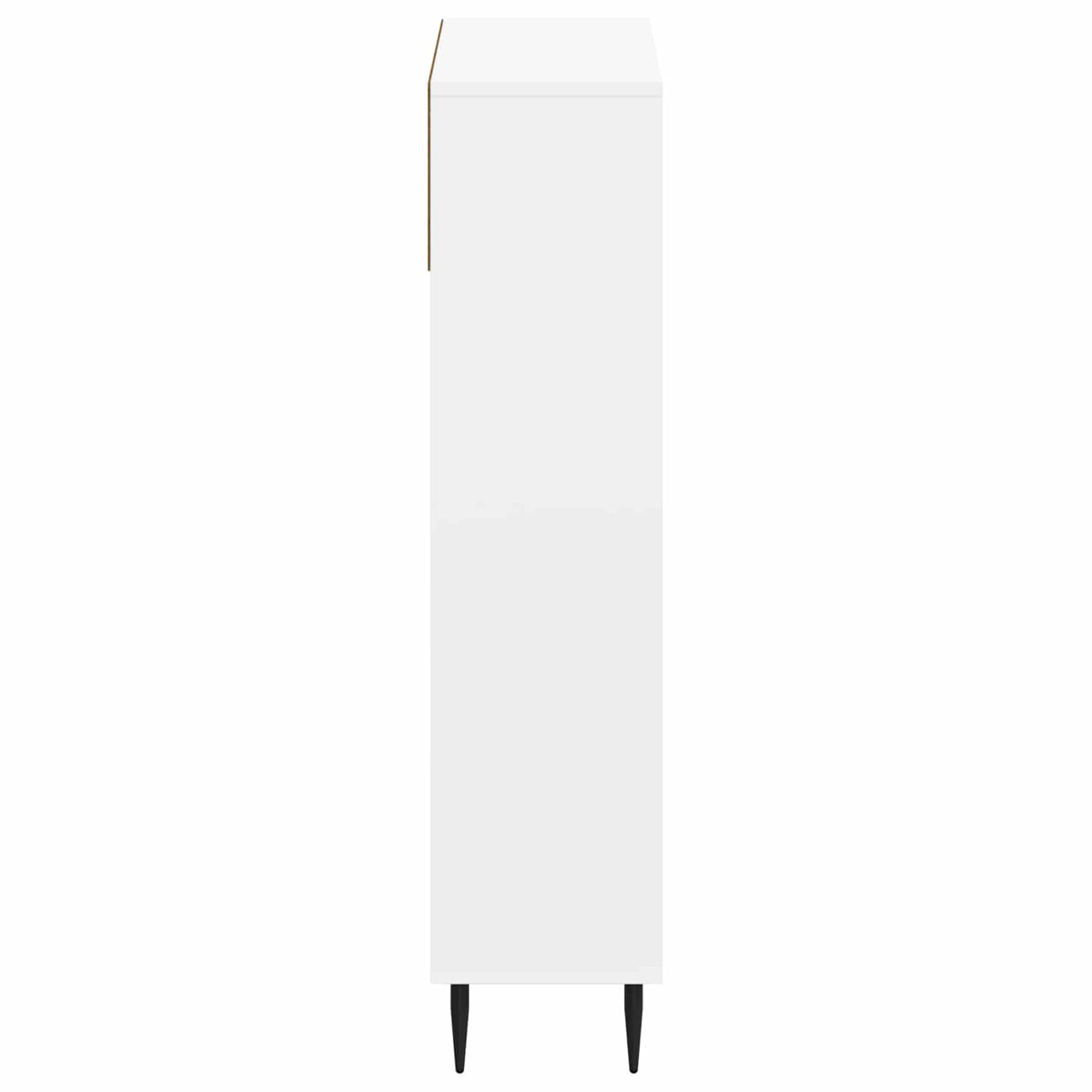 Schuhschrank ZWOLLE 78 x 24 x 103 cm Holzwerkstoff Weiß