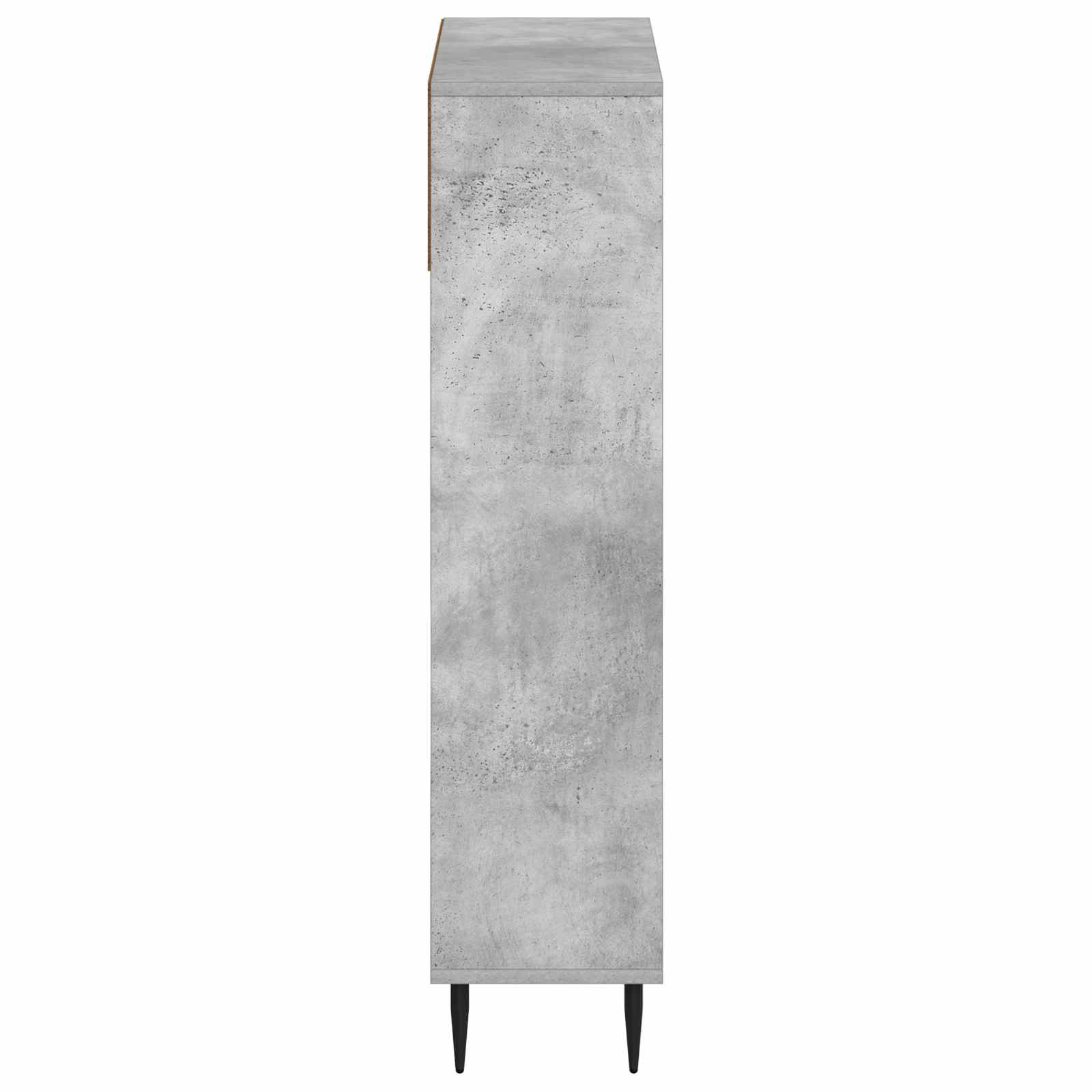 Schuhschrank ZWOLLE 78 x 24 x 103 cm Holzwerkstoff Betongrau