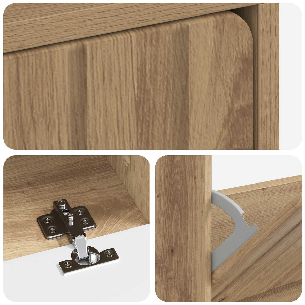 Schuhschrank ZWOLLE 78 x 24 x 103 cm Holzwerkstoff