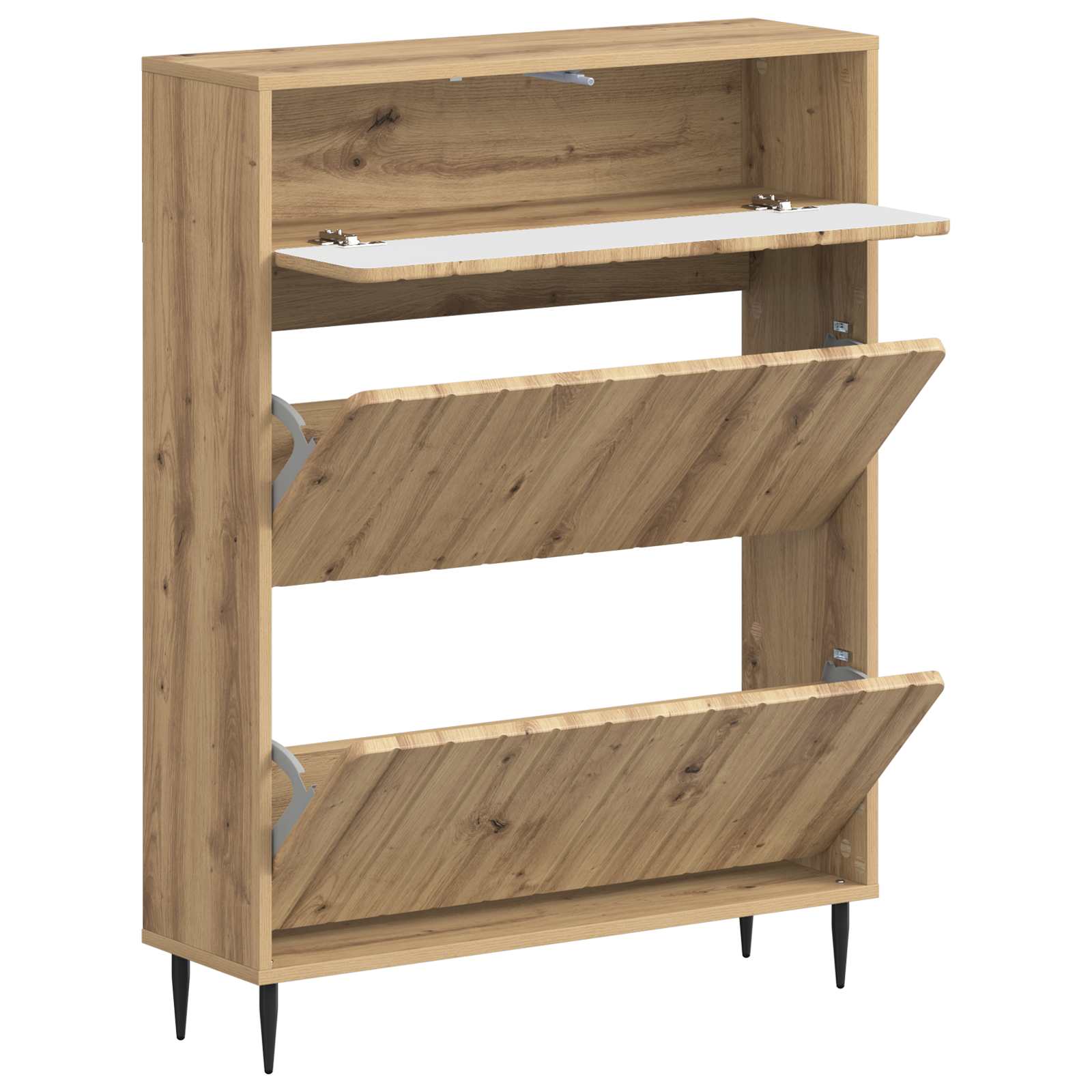 Schuhschrank ZWOLLE 78 x 24 x 103 cm Holzwerkstoff
