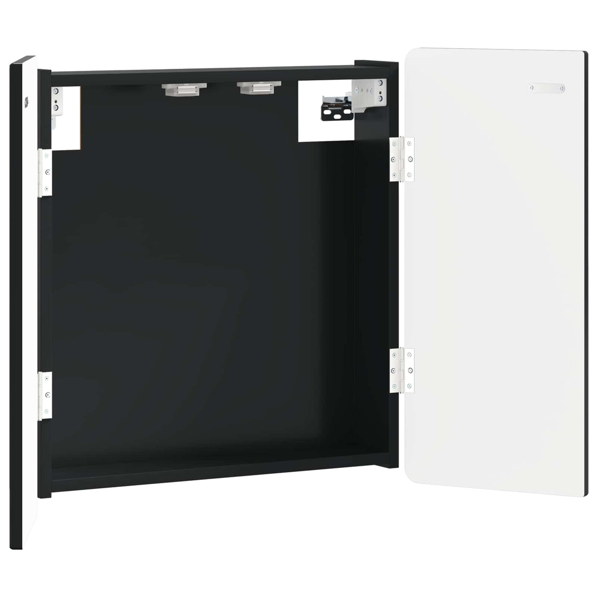 Dartboard Schrank ZWOLLE Schwarz 52,5 x 10,5 x 57,5 cm