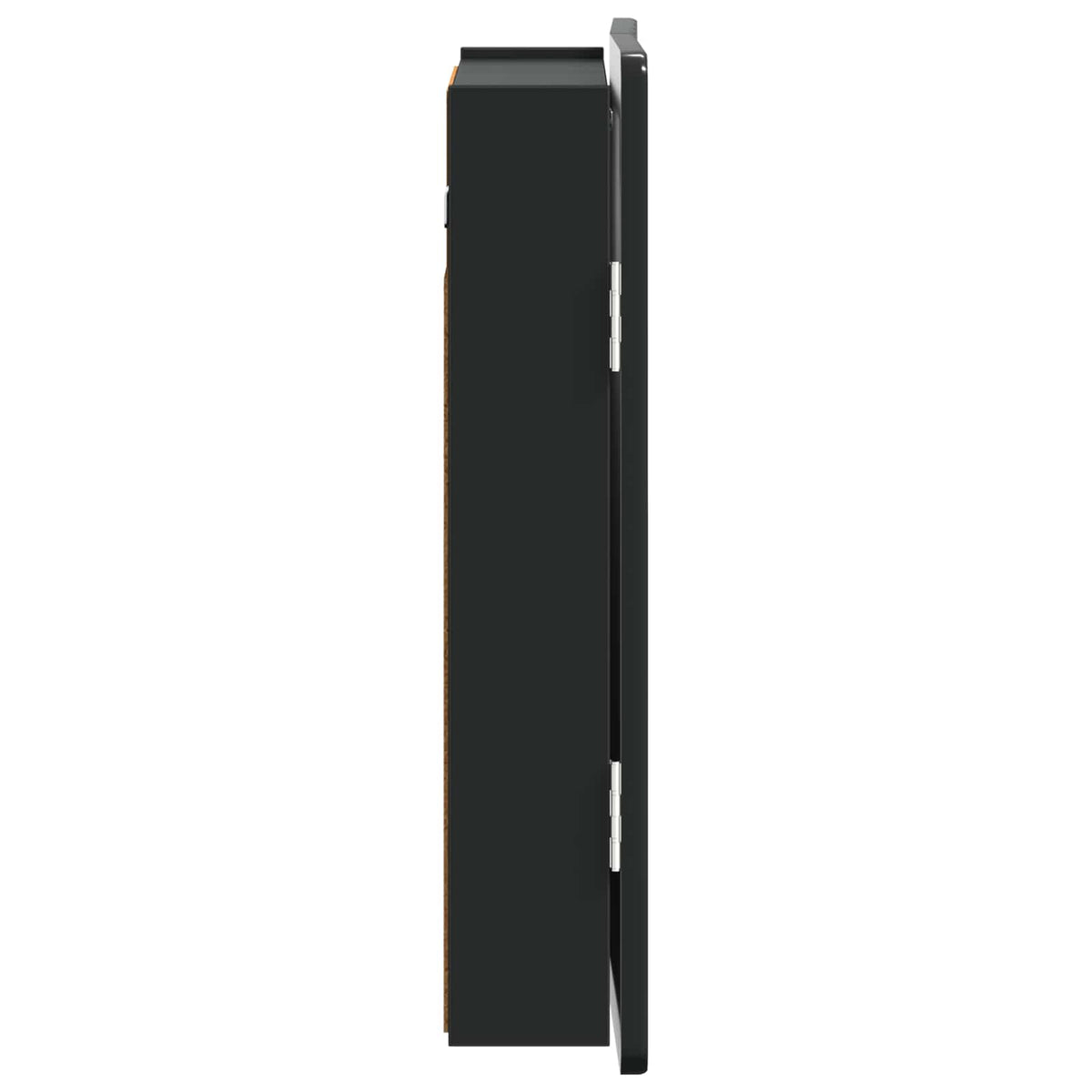 Dartboard Schrank ZWOLLE Schwarz 52,5 x 10,5 x 57,5 cm