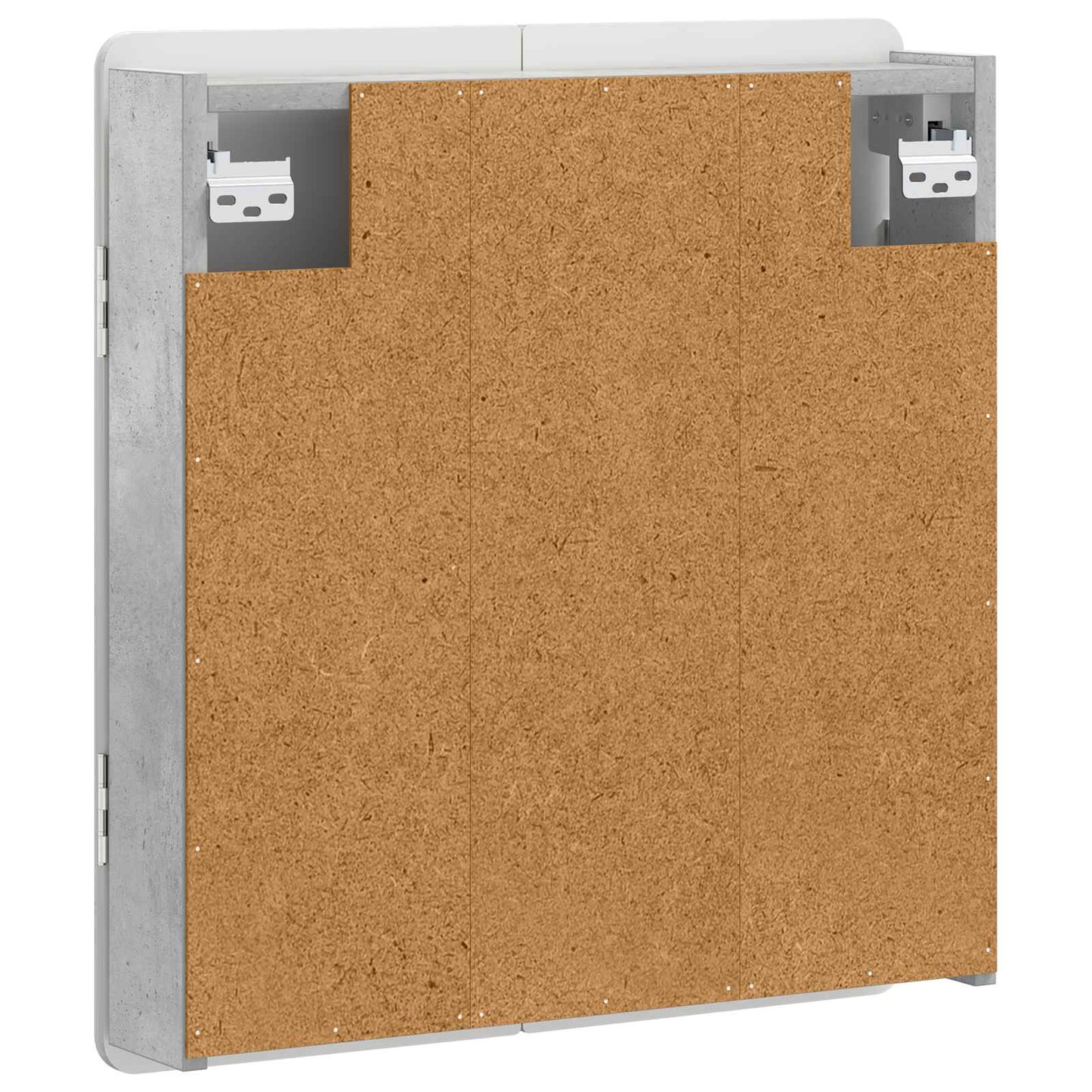 Dartboard Schrank ZWOLLE Betongrau 52,5 x 10,5 x 57,5 cm