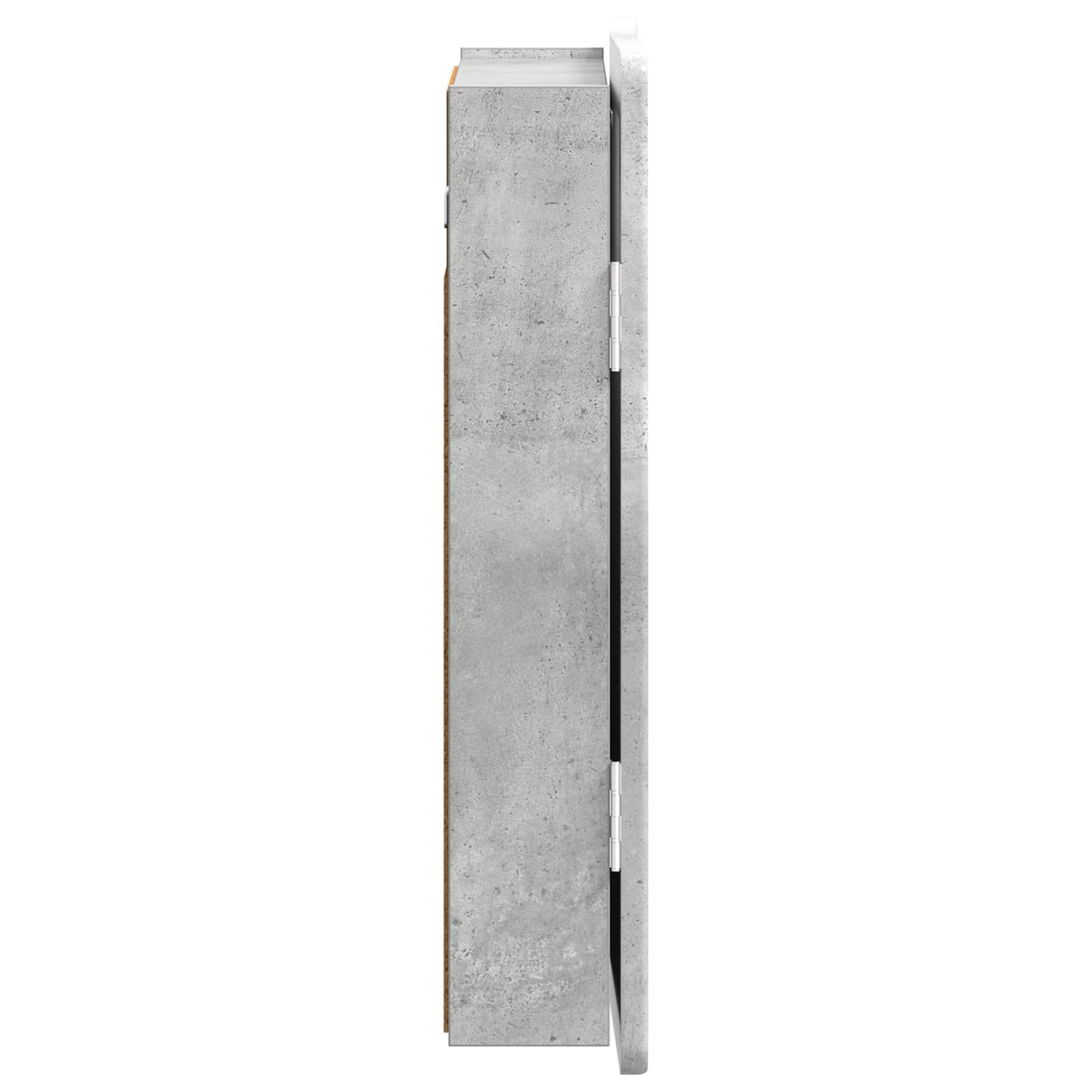 Dartboard Schrank ZWOLLE Betongrau 52,5 x 10,5 x 57,5 cm