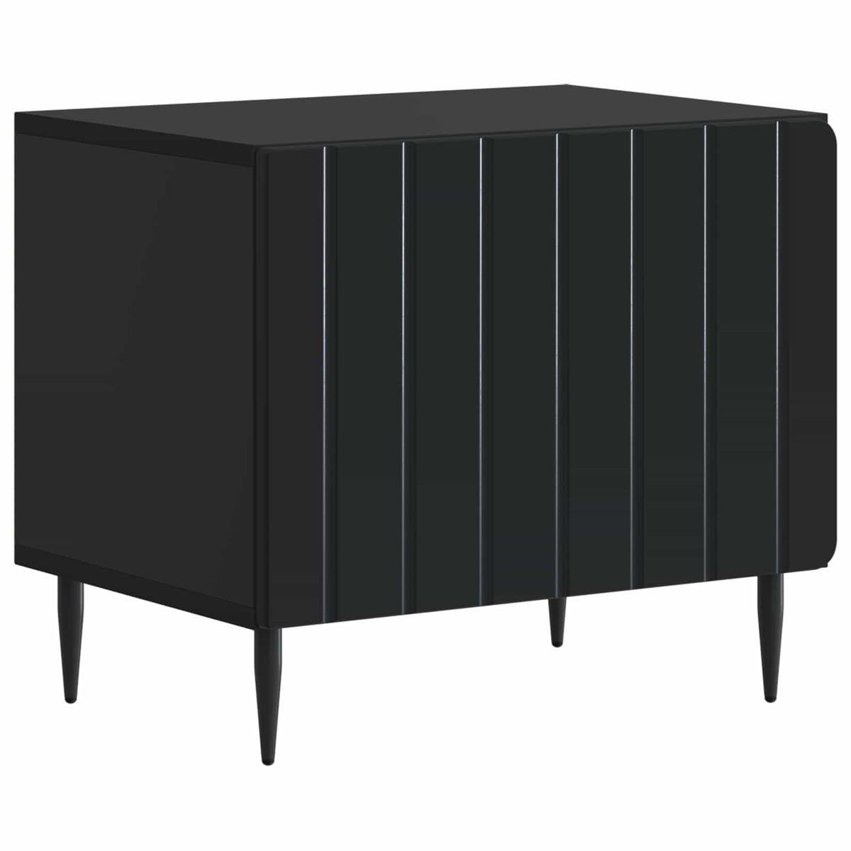 TV-Schrank Schwarz Holzwerkstoff