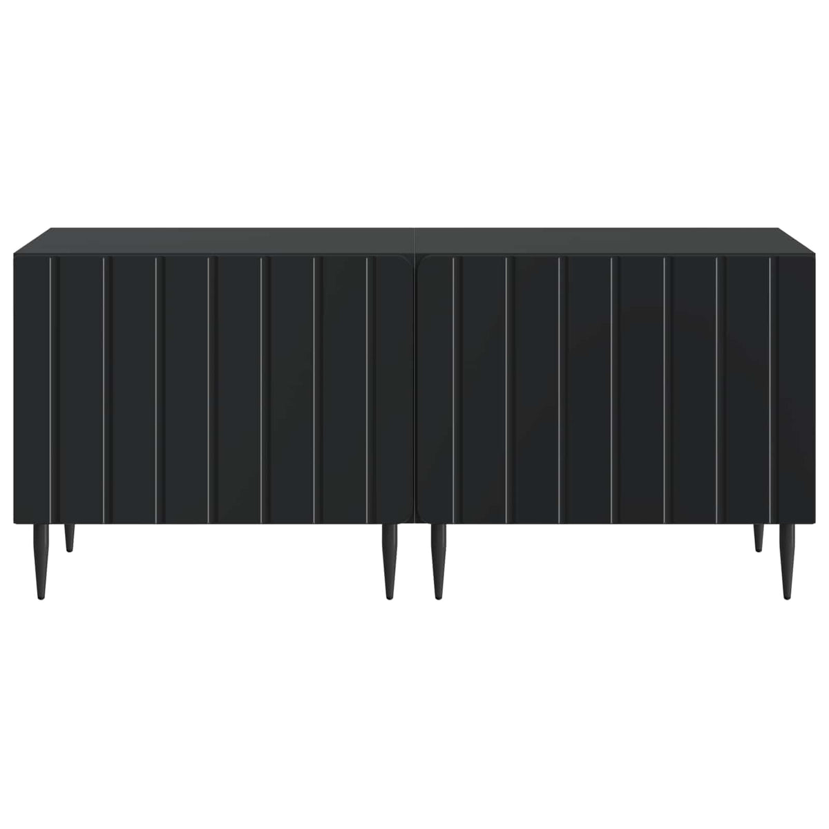 TV-Schrank Schwarz Holzwerkstoff
