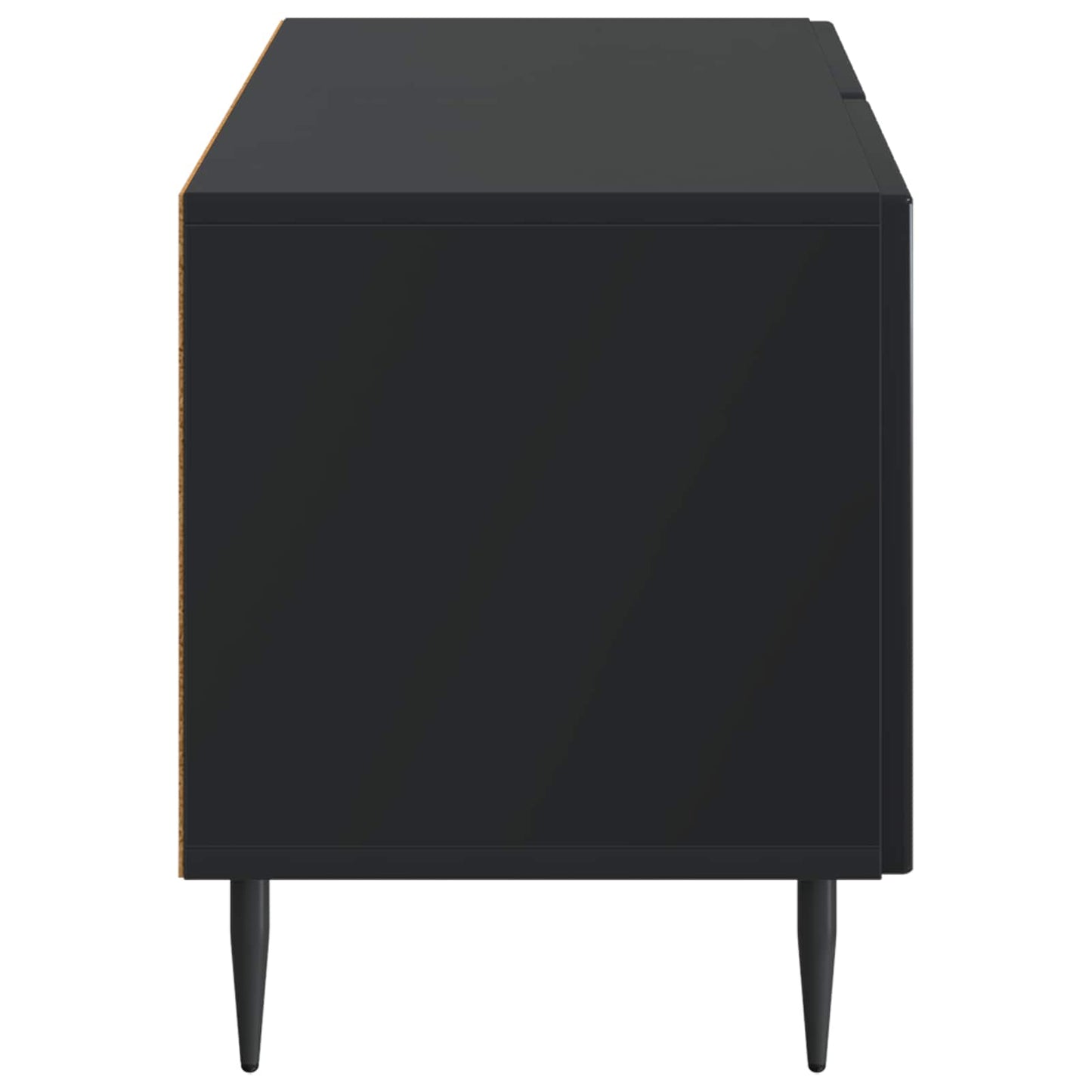 TV-Schrank Schwarz Holzwerkstoff