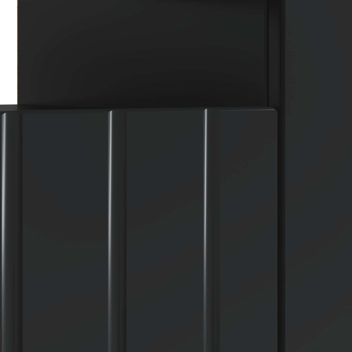 LED-TV-Schrank Schwarz Holzwerkstoff