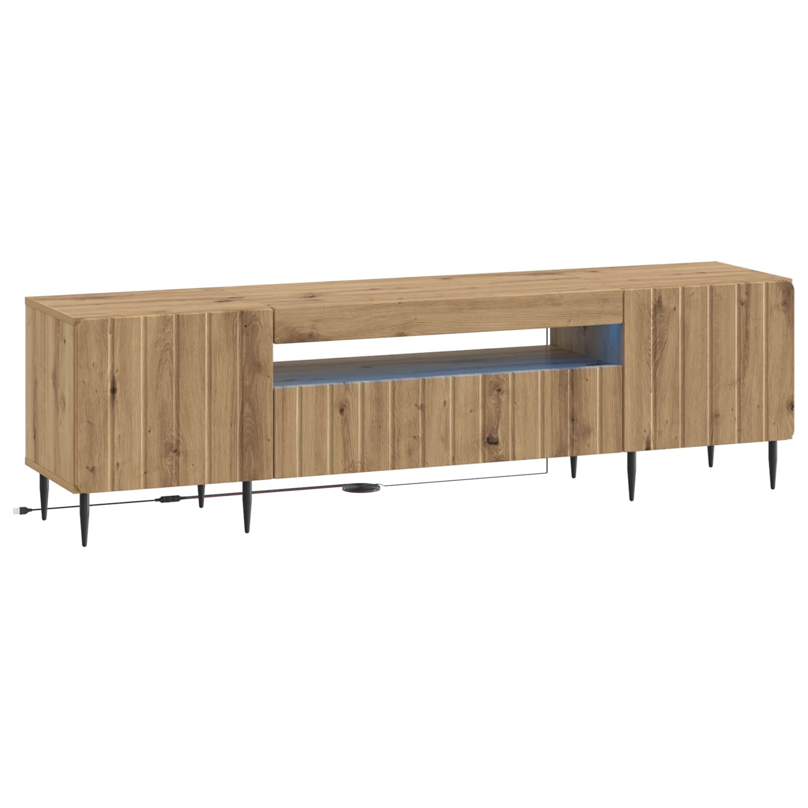 LED-TV-Schrank Artisan-Eiche Holzwerkstoff