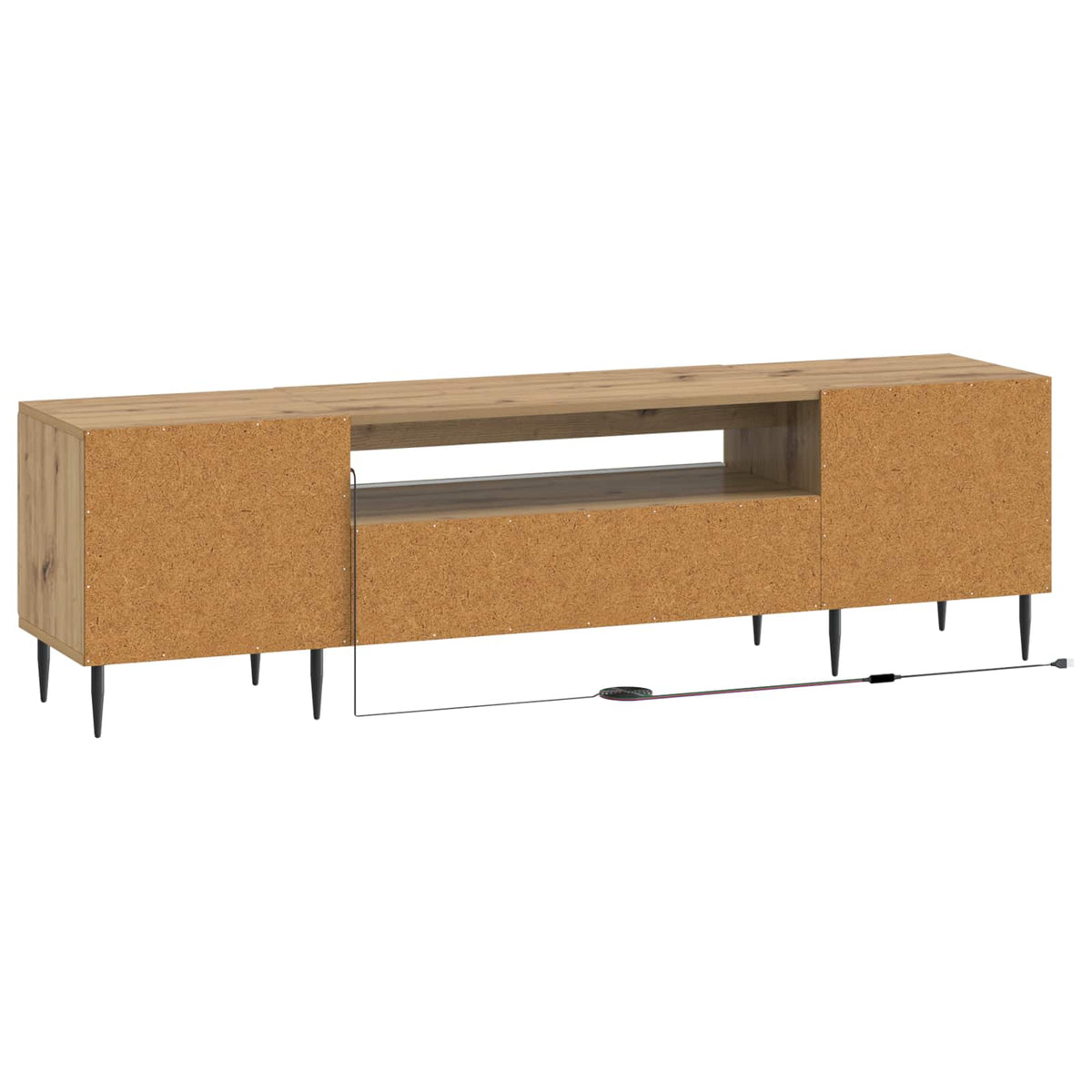 LED-TV-Schrank Artisan-Eiche Holzwerkstoff