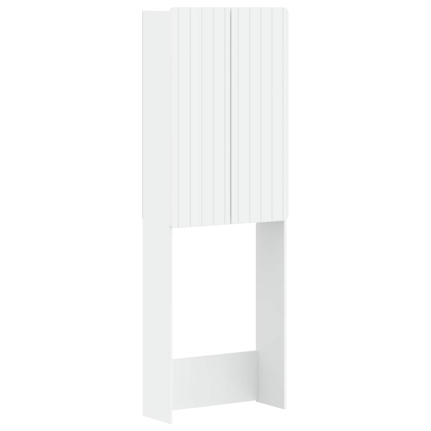 Toilettenschrank ZWOLLE Weiß 66 x 25,5 x 190 cm Holzwerkstoff