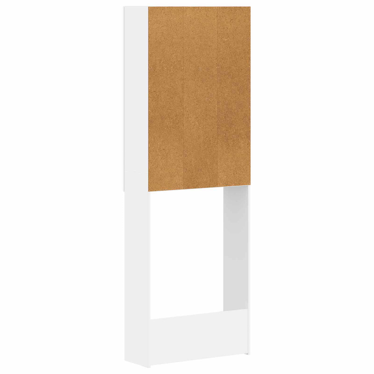 Toilettenschrank ZWOLLE Weiß 66 x 25,5 x 190 cm Holzwerkstoff