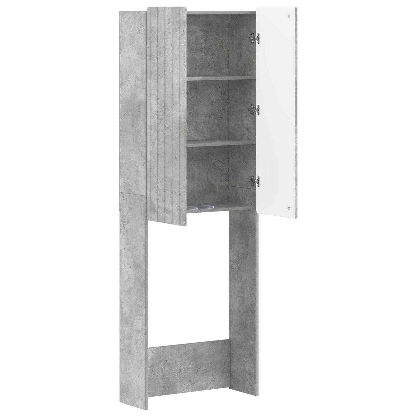 Toilettenschrank ZWOLLE Betongrau 66 x 25,5 x 190 cm