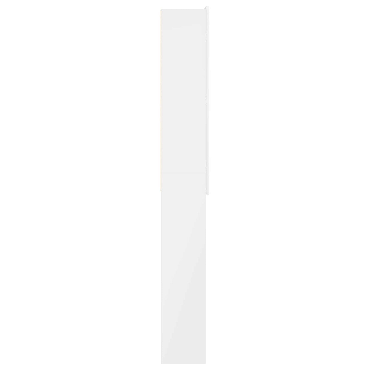 Toilettenschrank ZWOLLE Hochglanz Weiß 66 x 25,5 x 190 cm