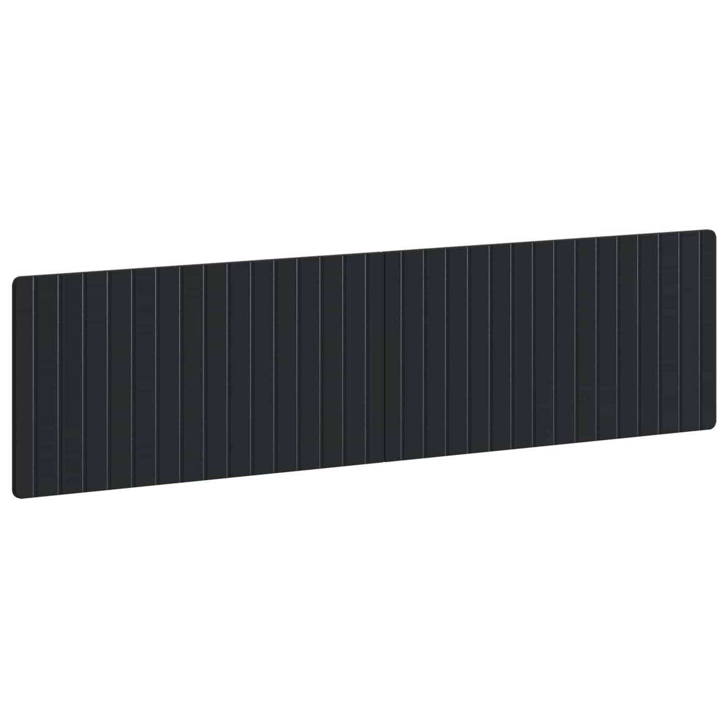 Wandmontiertes Kopfteil ZWOLLE Schwarz Holzwerkstoff