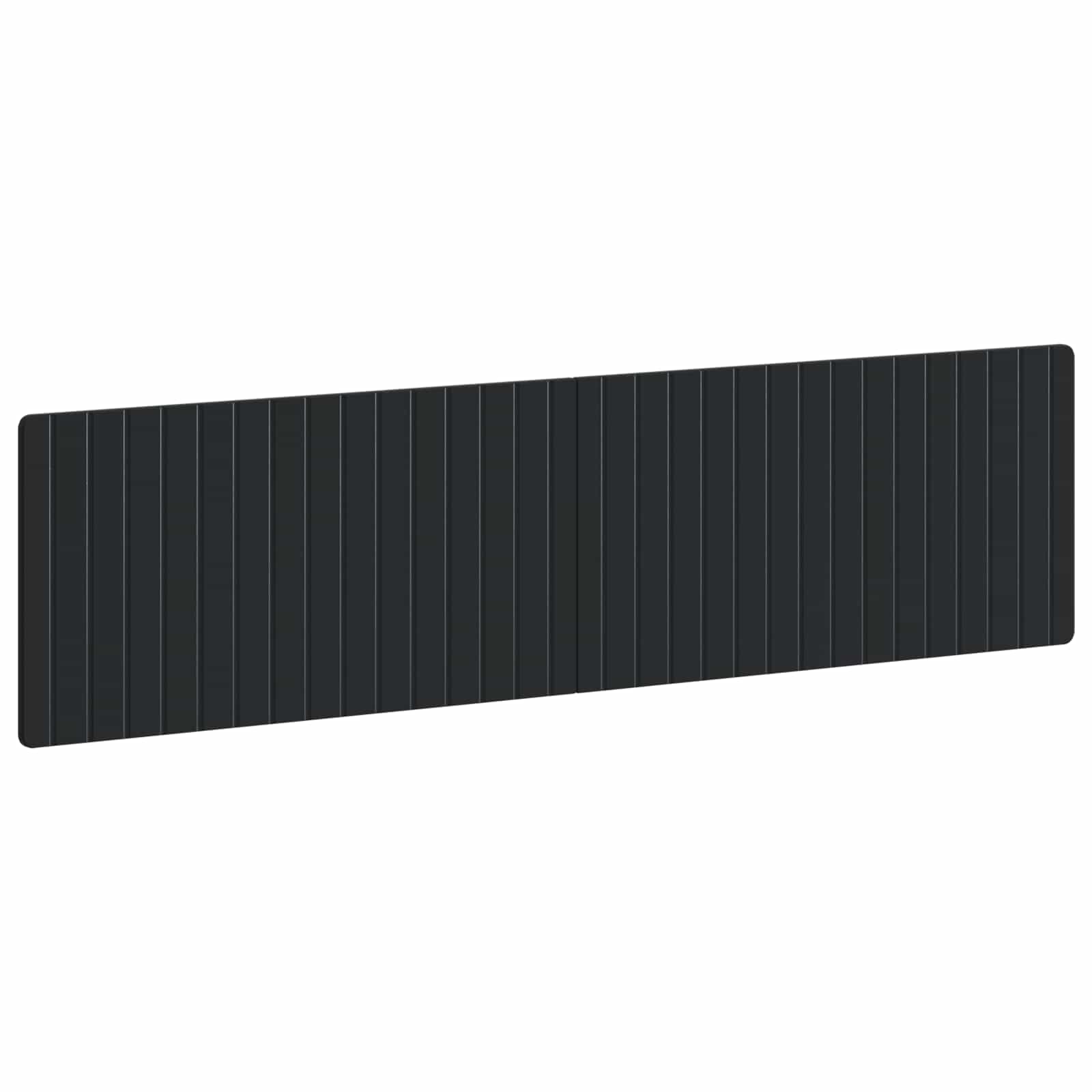 Wandmontiertes Kopfteil ZWOLLE Schwarz Holzwerkstoff