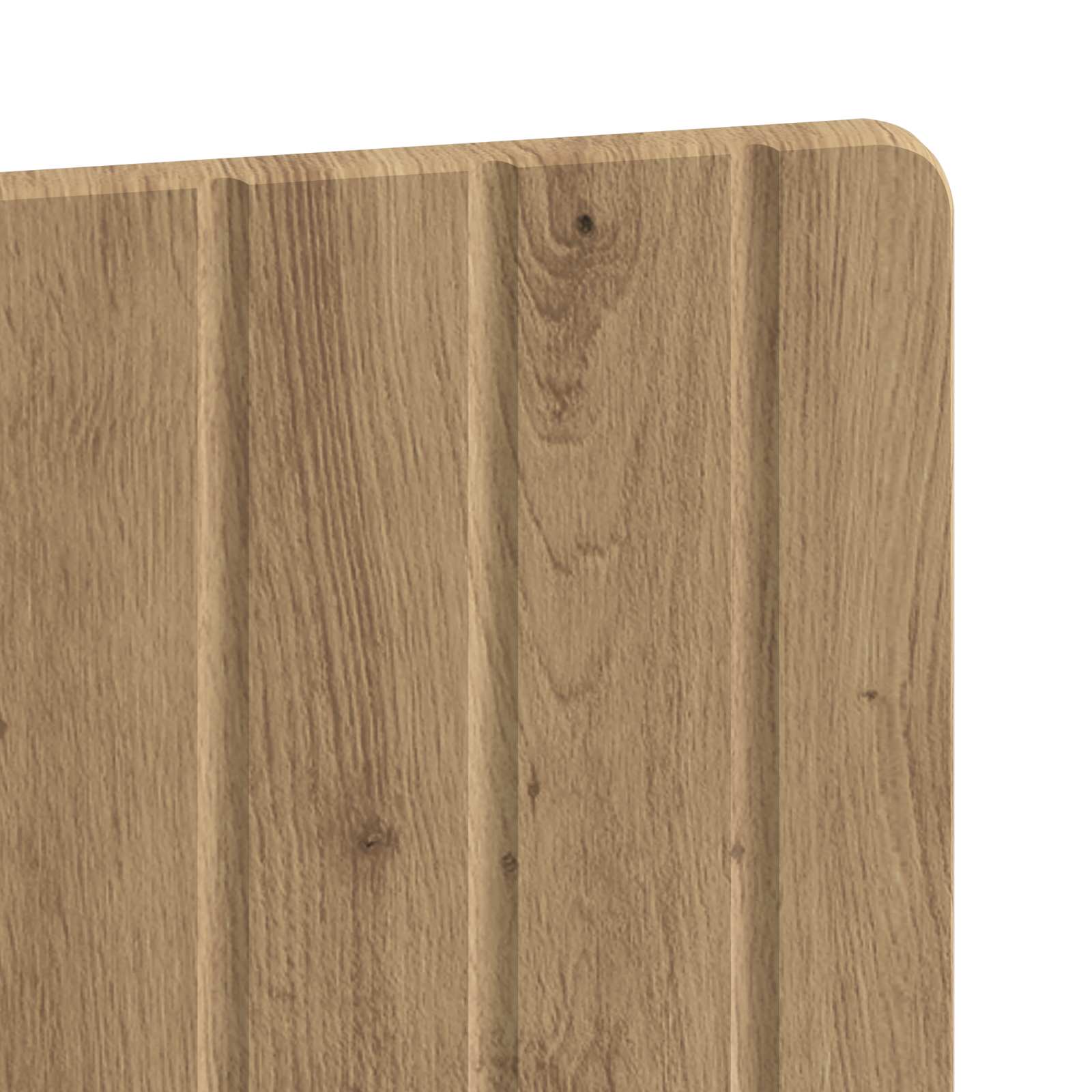 Wandmontiertes Kopfteil ZWOLLE Artisan-Eiche Holzwerkstoff