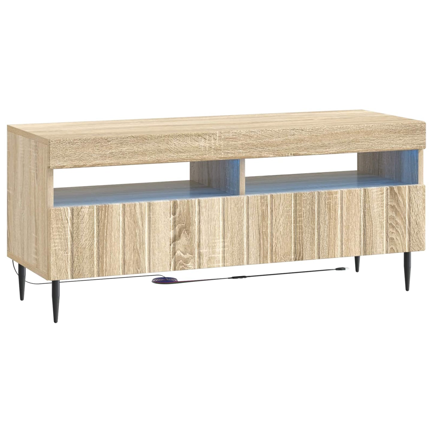LED-TV-Schrank Sonoma-Eiche Holzwerkstoff