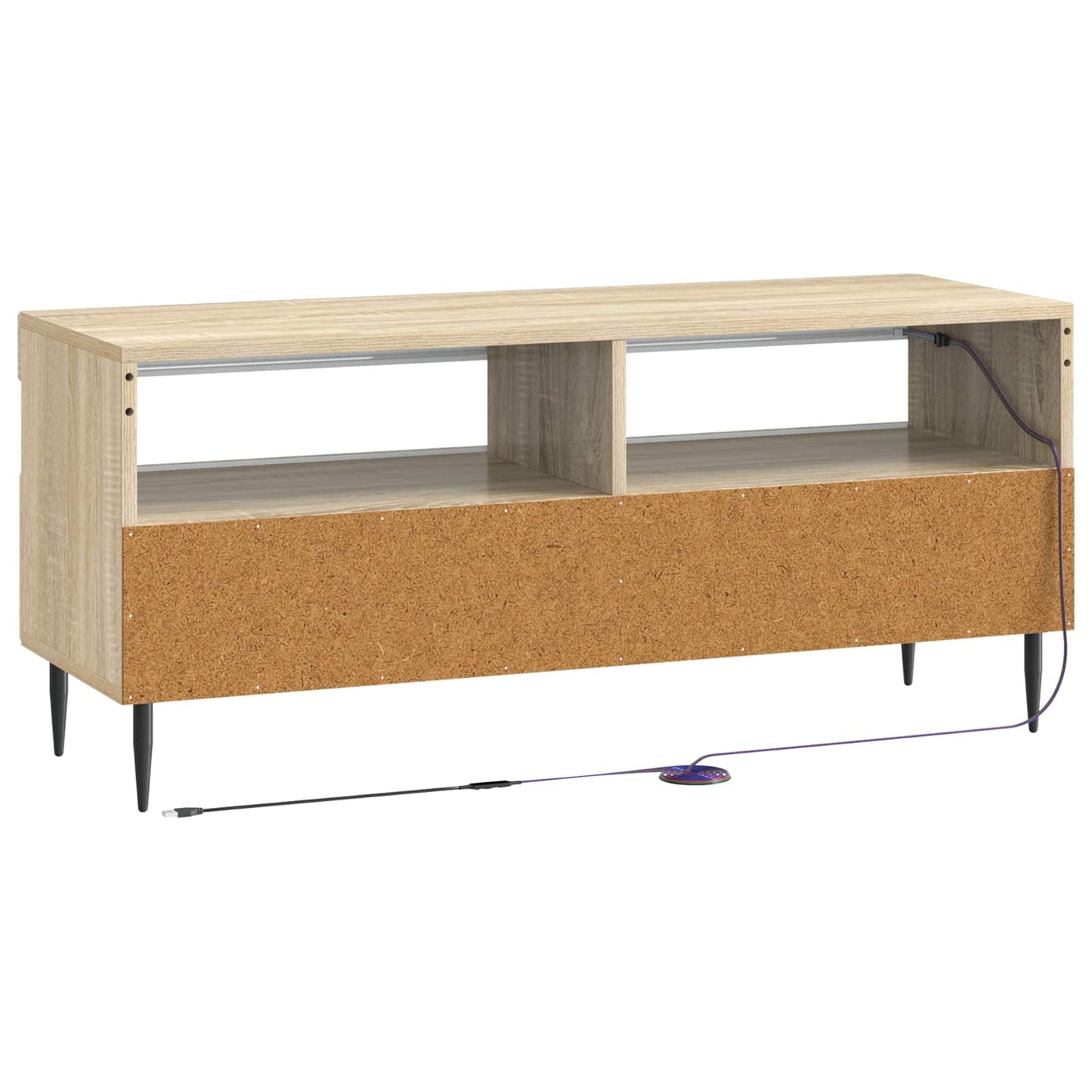 LED-TV-Schrank Sonoma-Eiche Holzwerkstoff