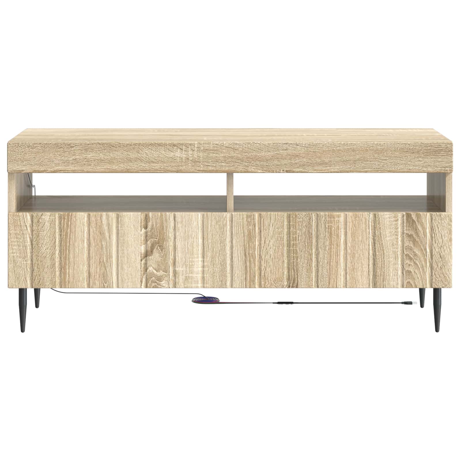 LED-TV-Schrank Sonoma-Eiche Holzwerkstoff