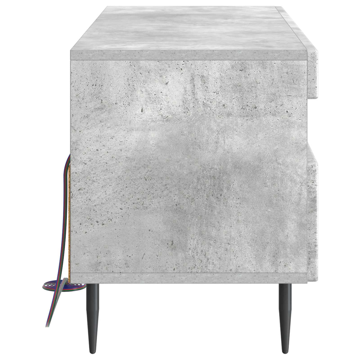 LED-TV-Schrank Betongrau Holzwerkstoff