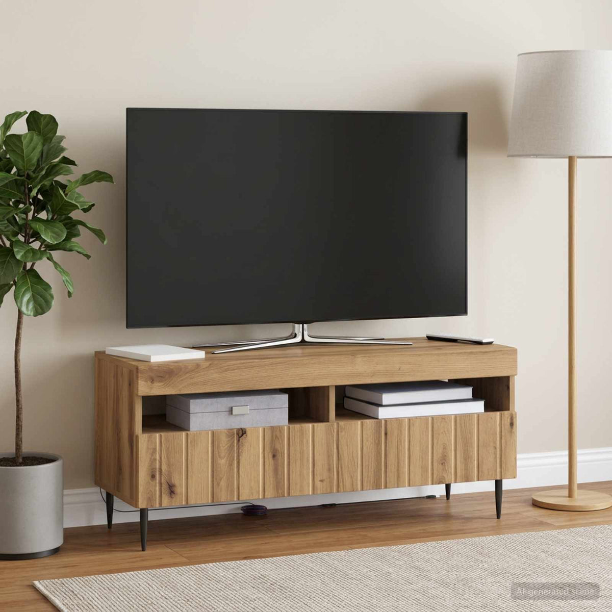 LED-TV-Schrank Artisan-Eiche Holzwerkstoff
