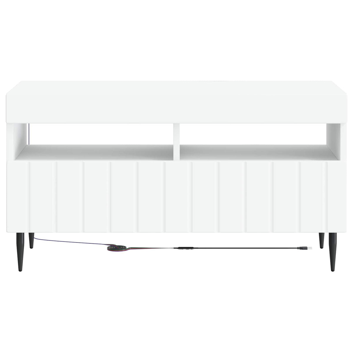 LED-TV-Schrank Weiß Holzwerkstoff