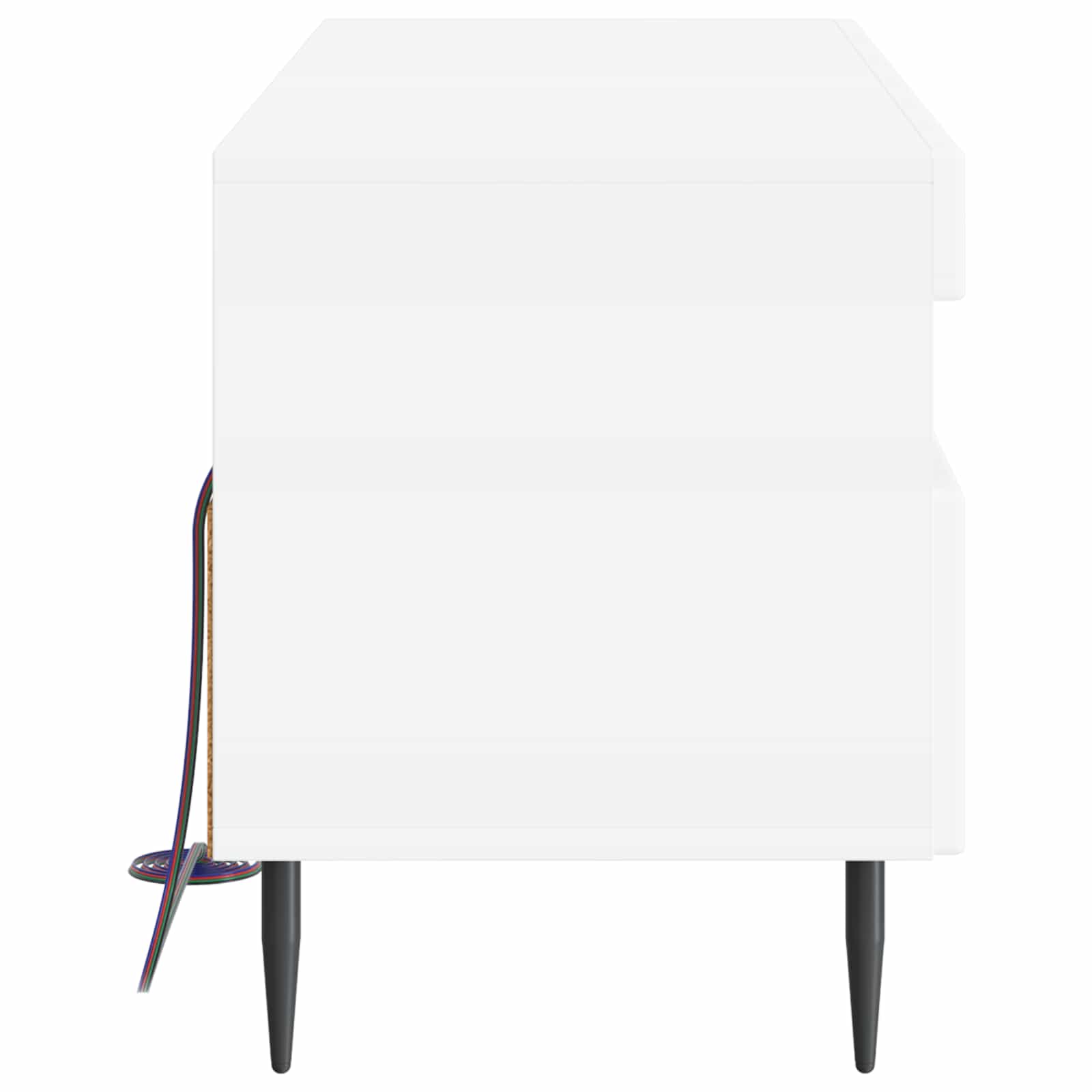 LED-TV-Schrank Weiß Holzwerkstoff