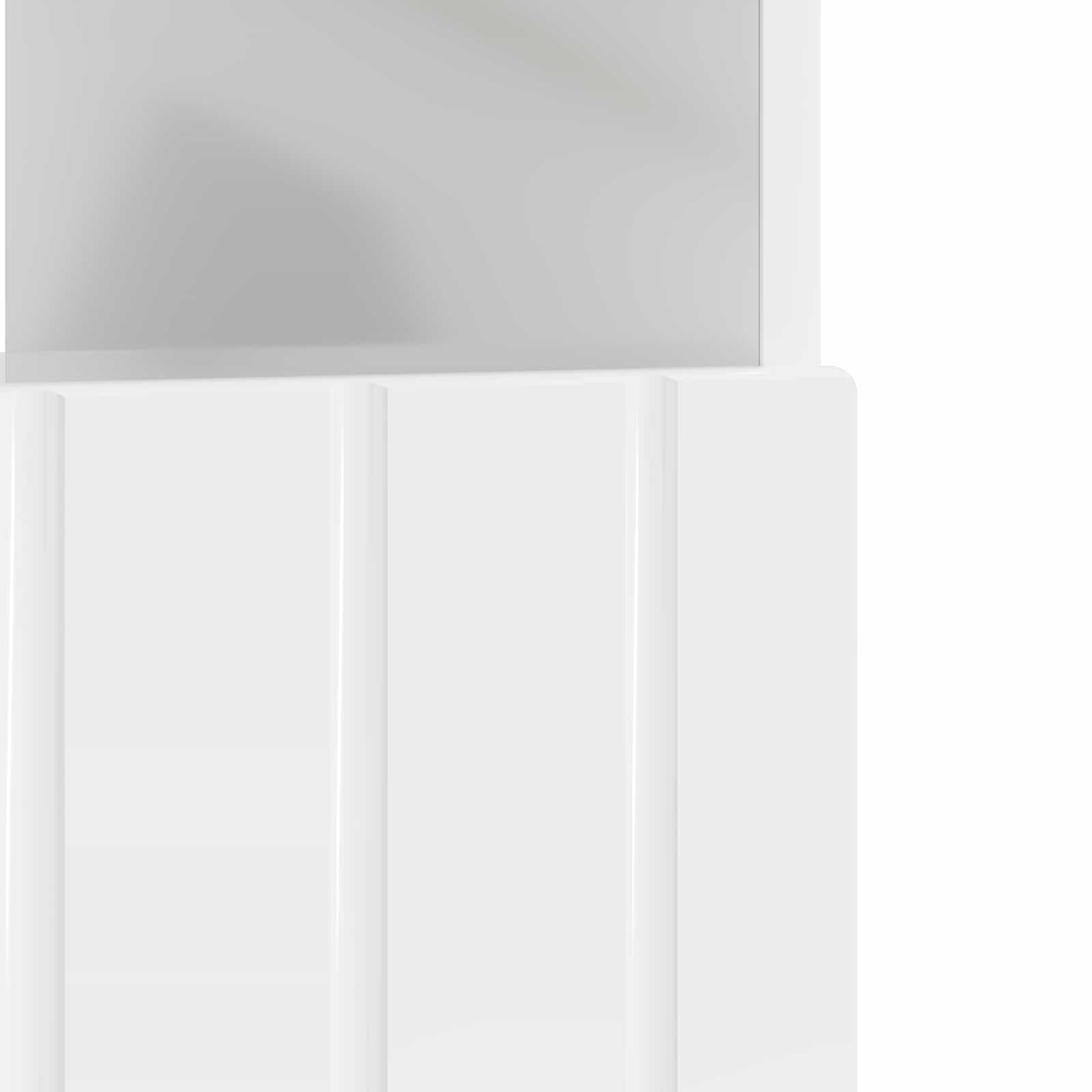 LED-TV-Schrank Hochglanz Weiß Holzwerkstoff