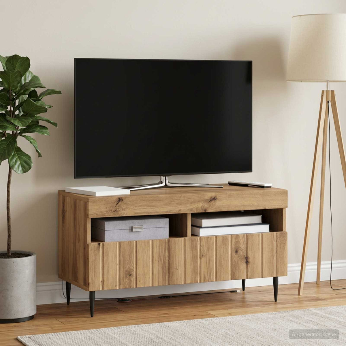LED-TV-Schrank Artisan-Eiche Holzwerkstoff
