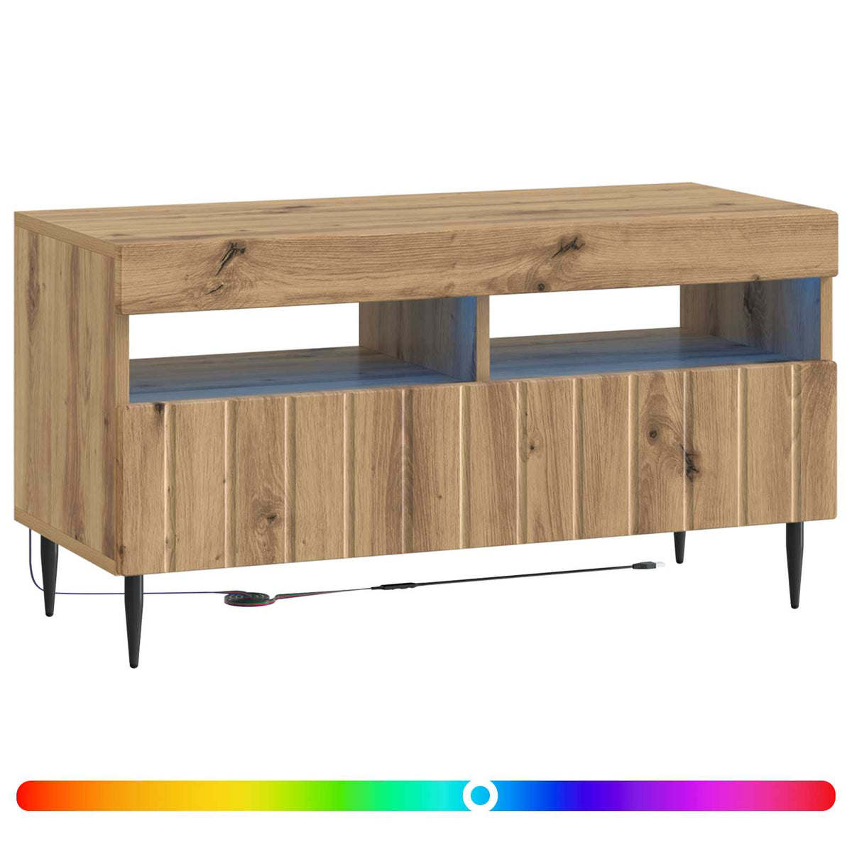 LED-TV-Schrank Artisan-Eiche Holzwerkstoff