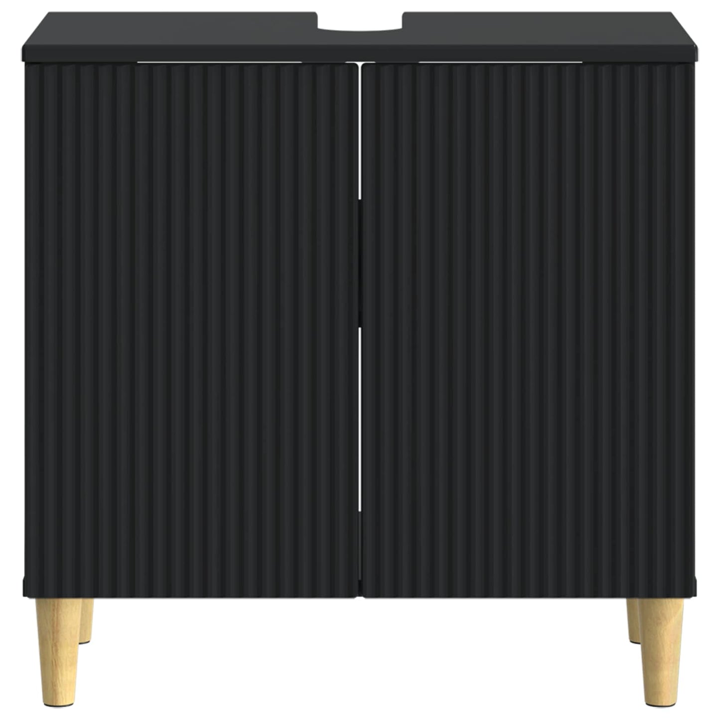 Waschbeckenschrank ARNHEM Schwarz 59,5 x 31,5 x 59 cm