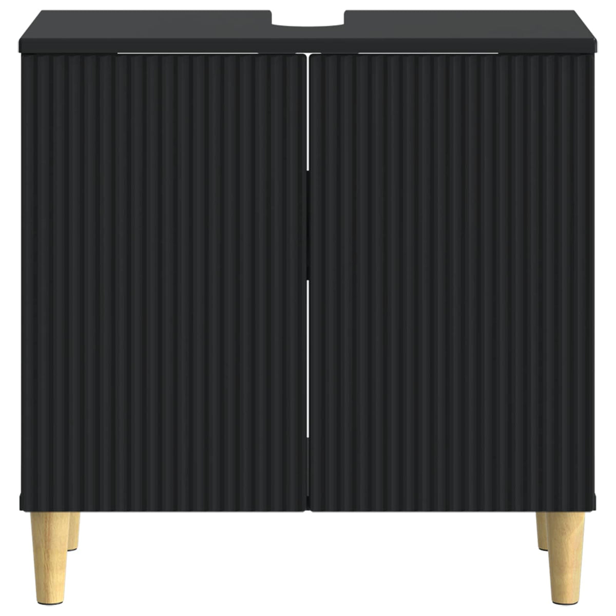 Waschbeckenschrank ARNHEM Schwarz 59,5 x 31,5 x 59 cm