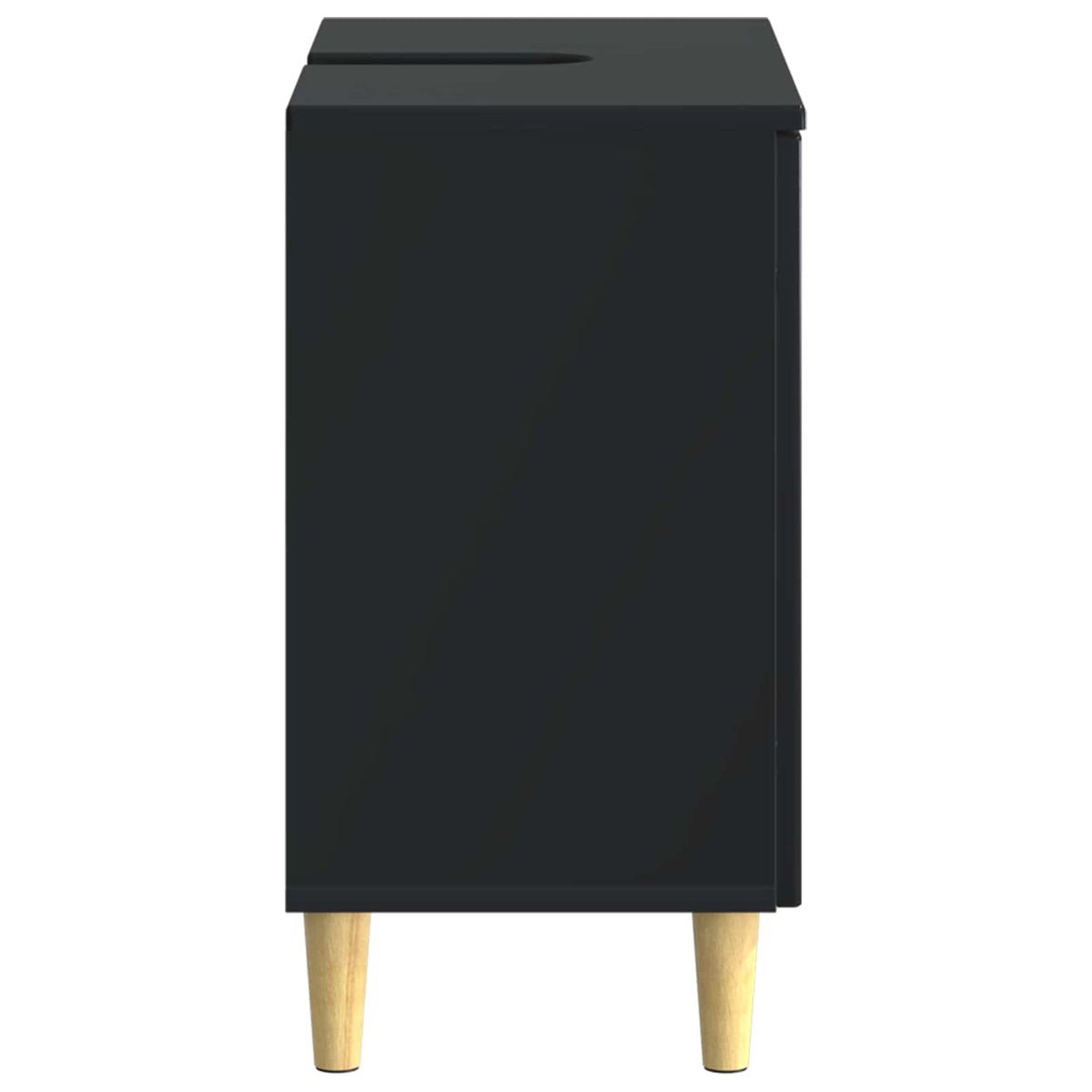 Waschbeckenschrank ARNHEM Schwarz 59,5 x 31,5 x 59 cm