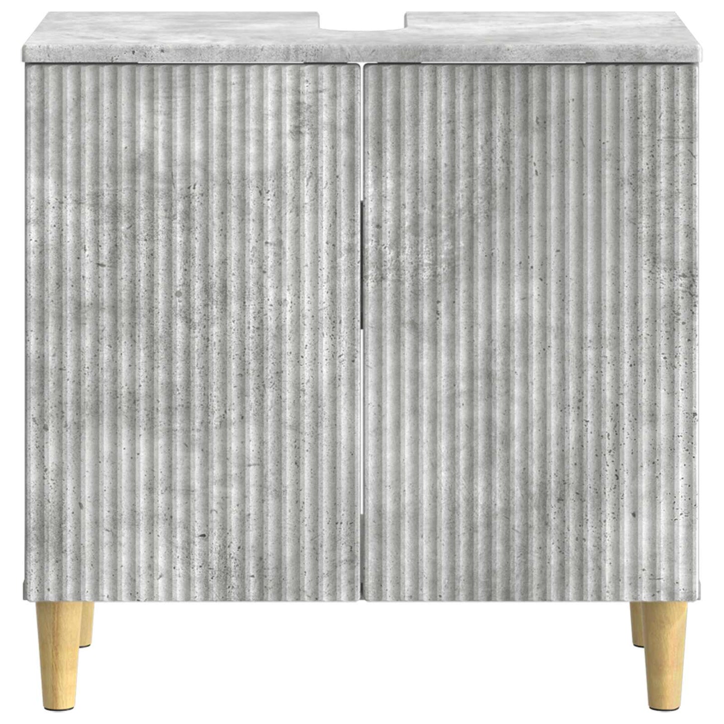 Waschbeckenschrank ARNHEM Betongrau 59,5 x 31,5 x 59 cm